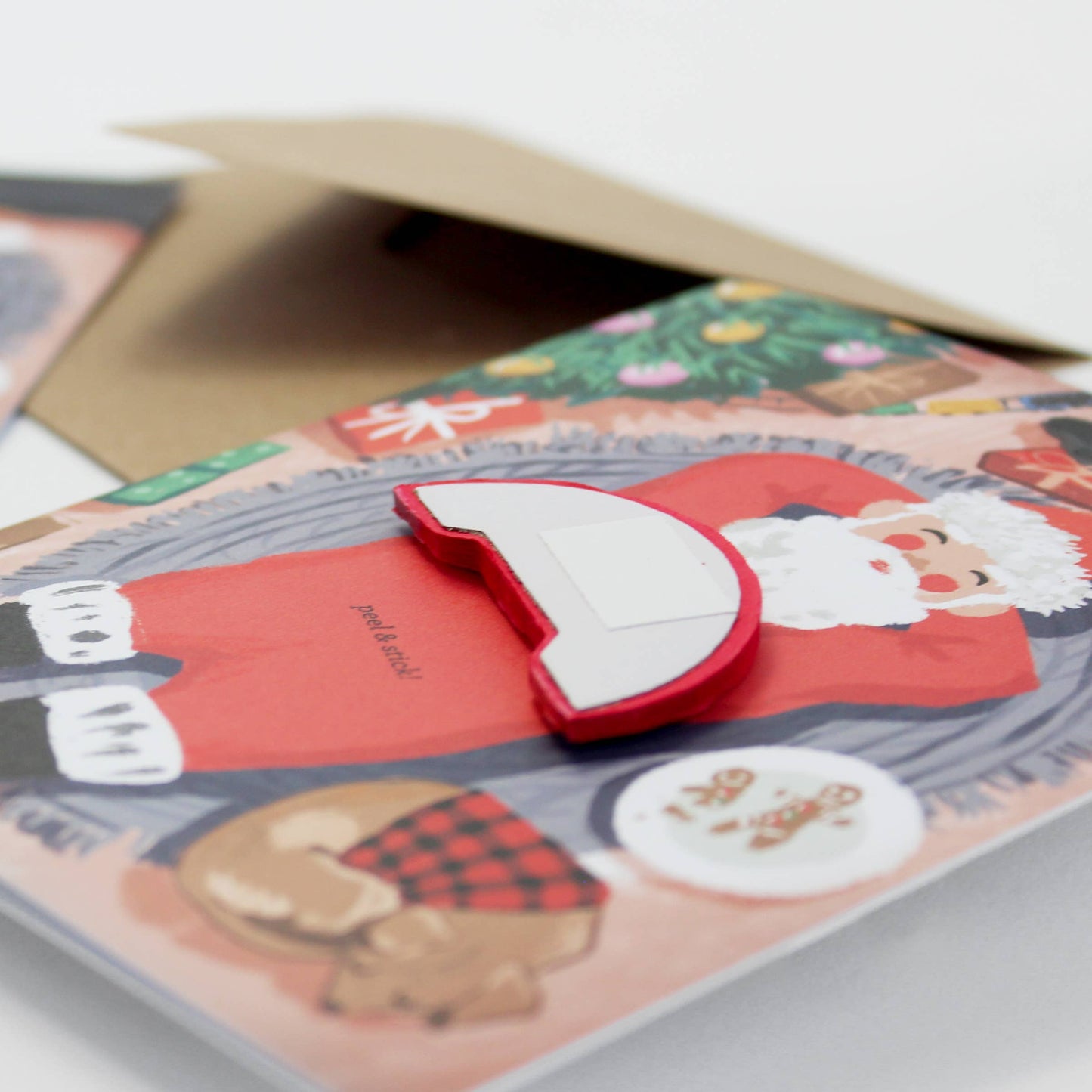 Pop-up Card - Santa Cookie Break - Holiday