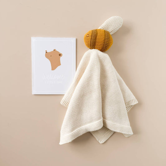 Lovey Bee, Cream Cuddle Cloth