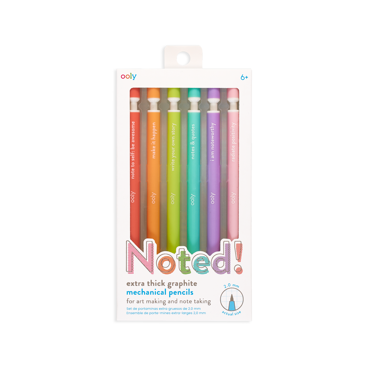 Noted! Extra Thick Graphite Mechanical Pencils