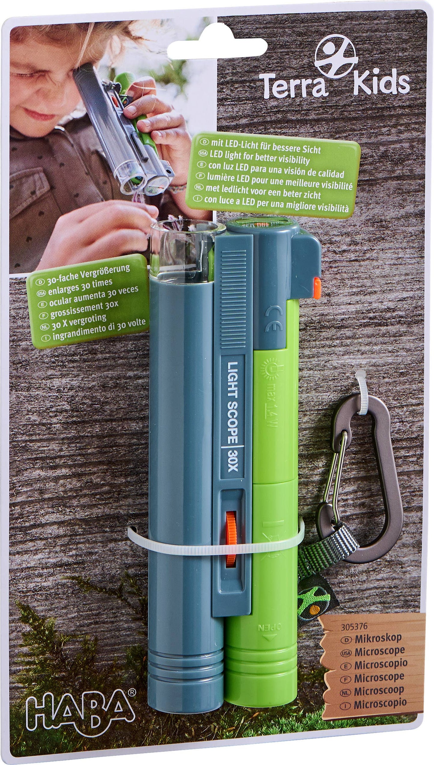 Terra Kids Field Microscope | 30X Magnification STEM Tool