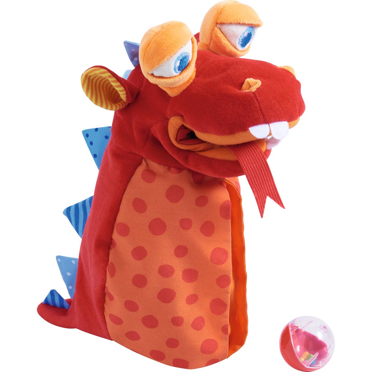 Eat-it-Up Dragon Glove Hand Puppet – Interactive Plush Toy