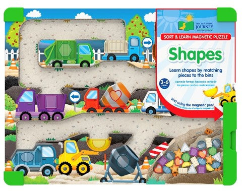 Sort & Learn Magnetic Puzzle - Shapes