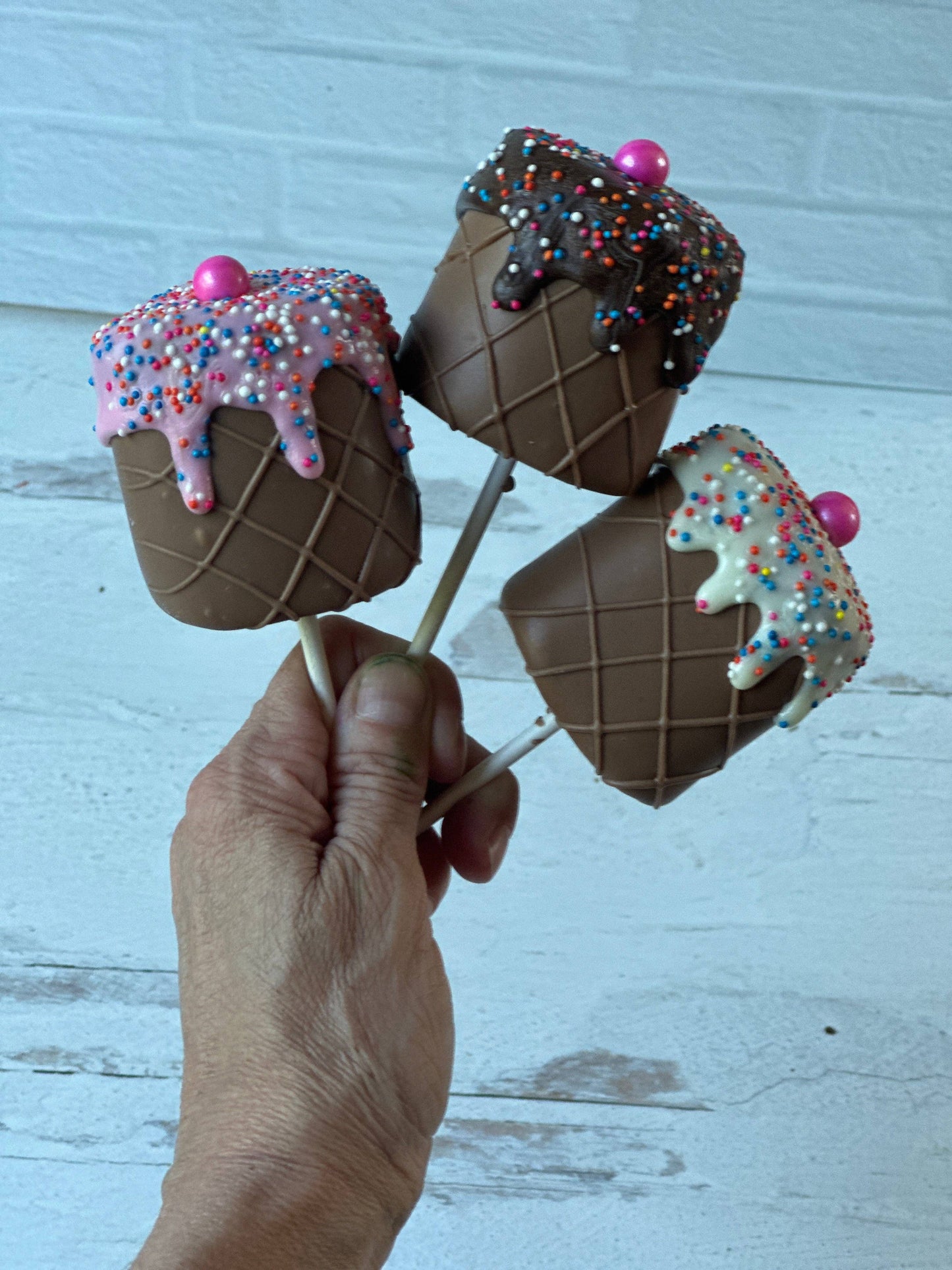 Jumbo Chocolate Dipped Marshmallows