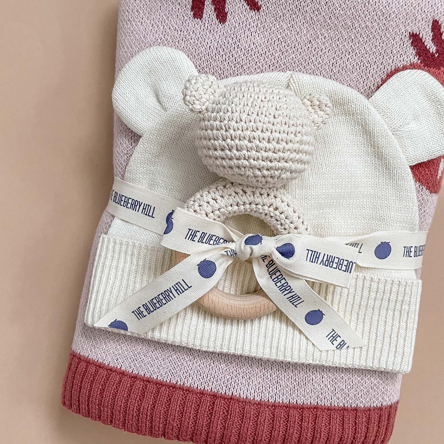 Bear Cotton Crochet Rattle