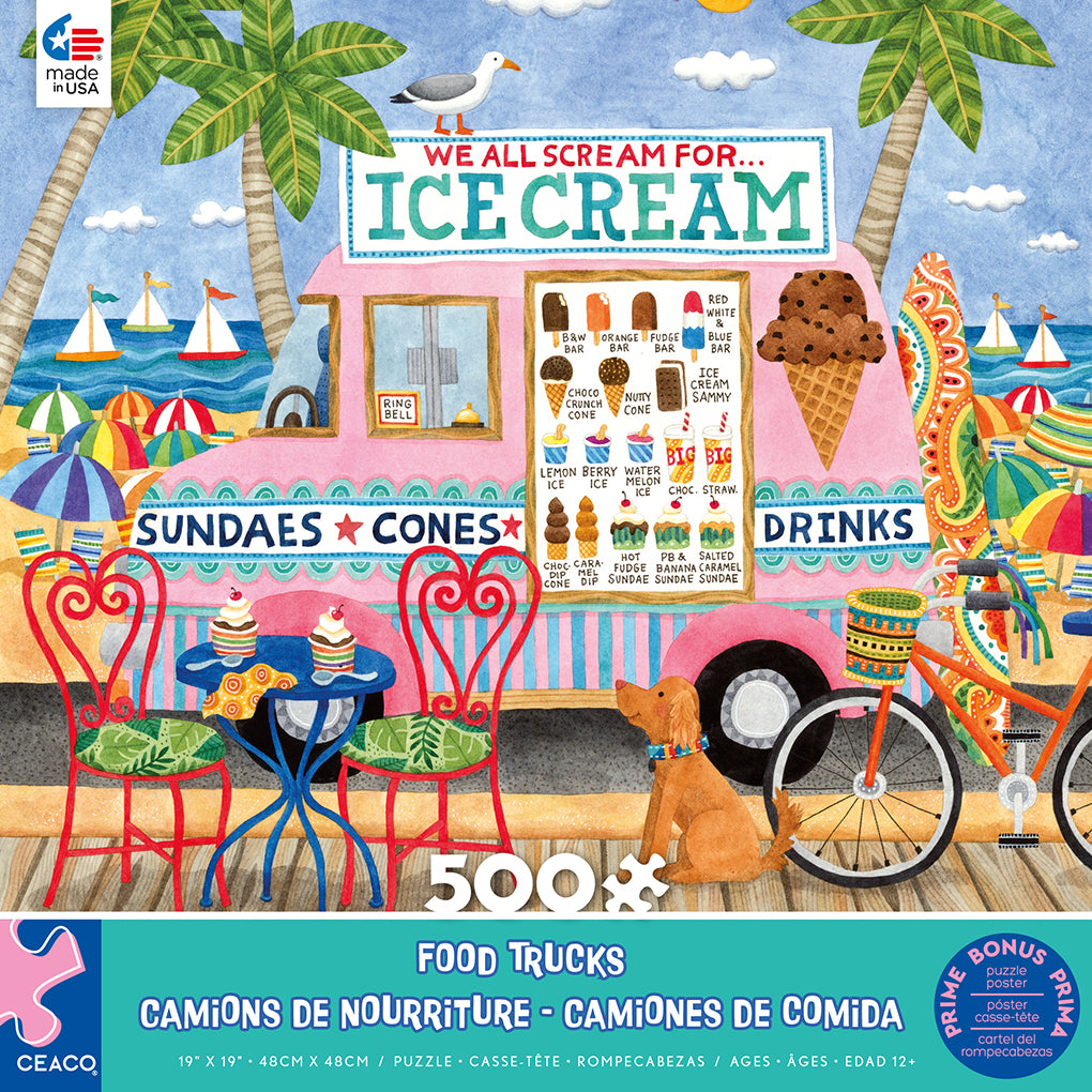 ICE CREAM TRUCK II / 500 PIECE PUZZLE