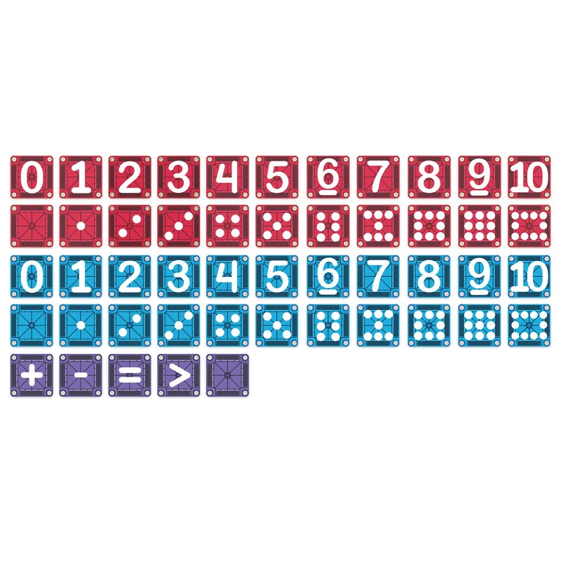 microMAGS LEARN Numbers - 56 Piece Set