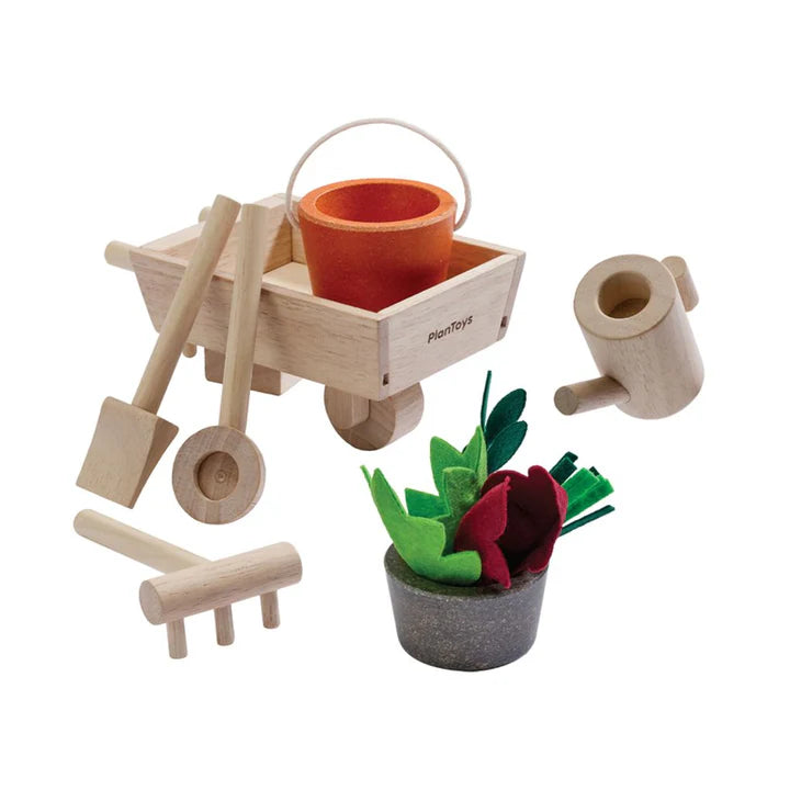 Garden Wheelbarrow Set- Plan toys
