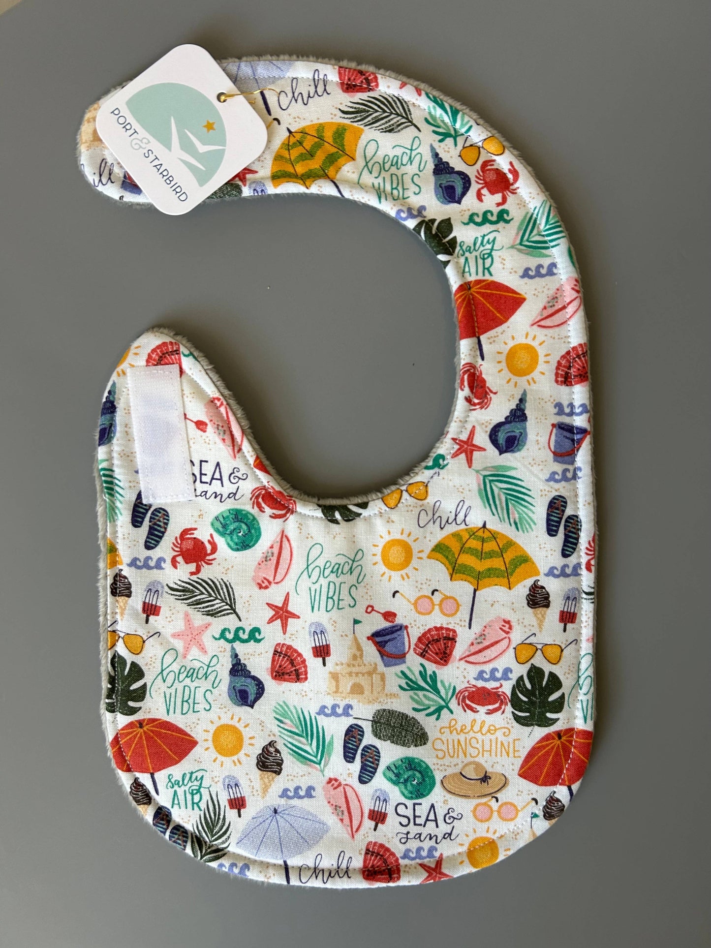 Chill Beach Vibes bib