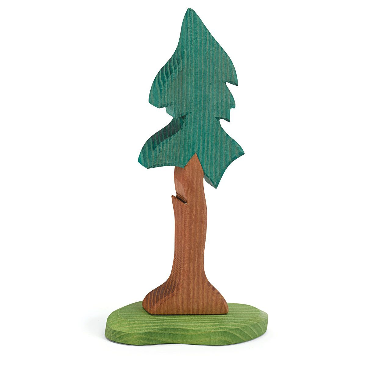 Ostheimer Wooden Tall Spruce with Trunk & Stand