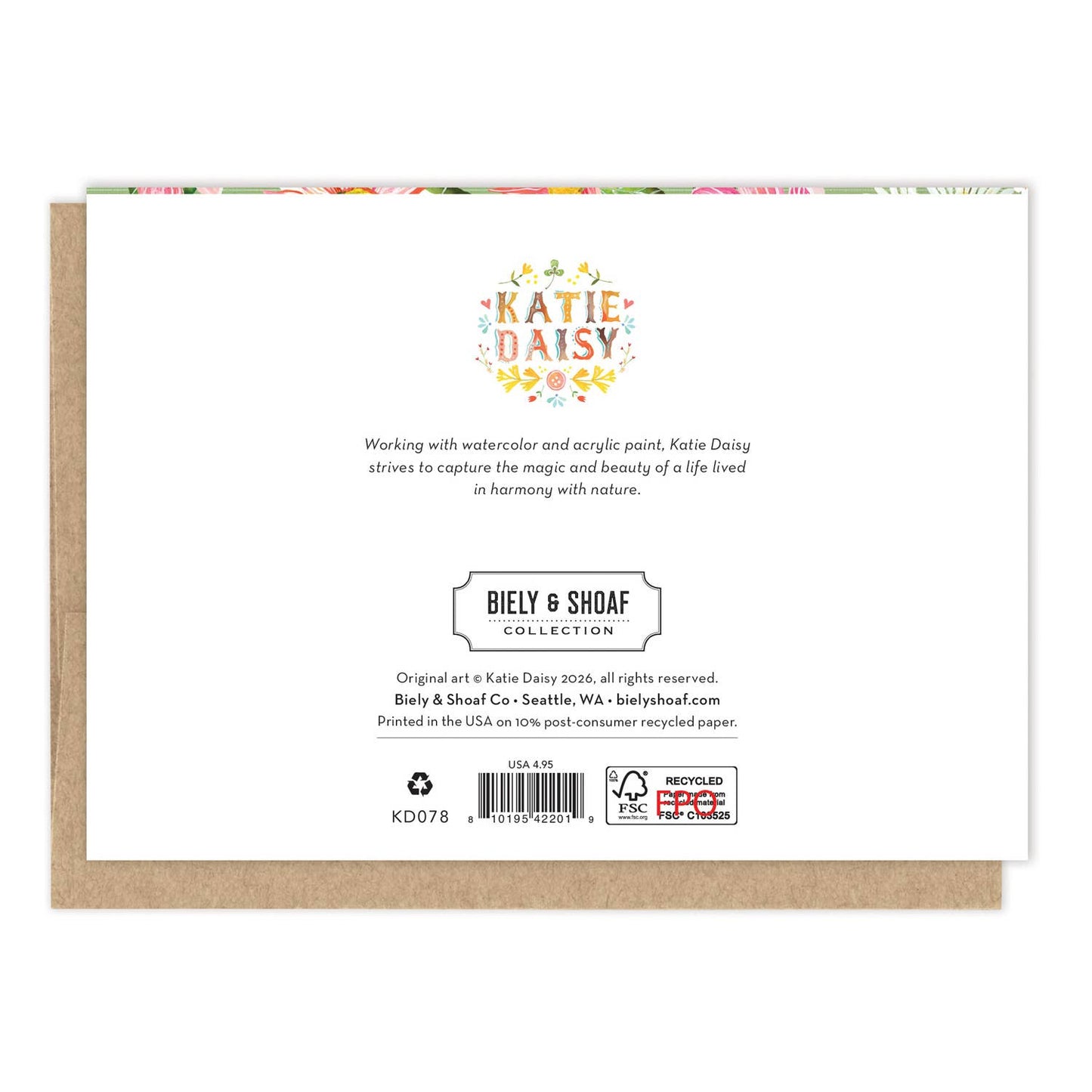 Country Blooms Congrats Card