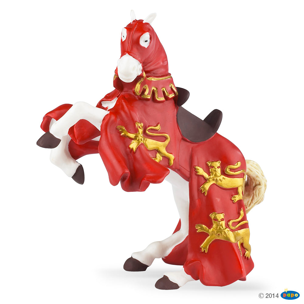 Red Dressed Horse