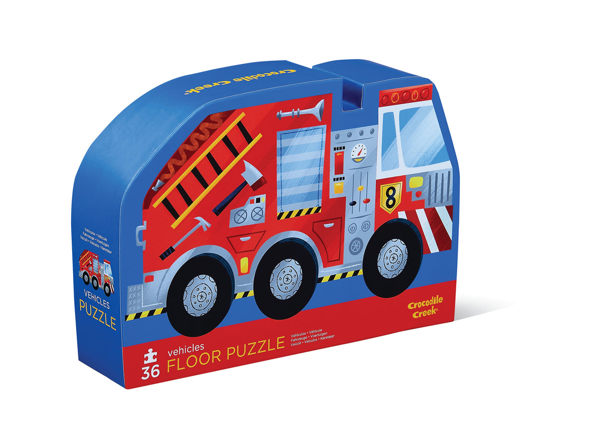 36-pc Shaped Box Puzzle Vehicles