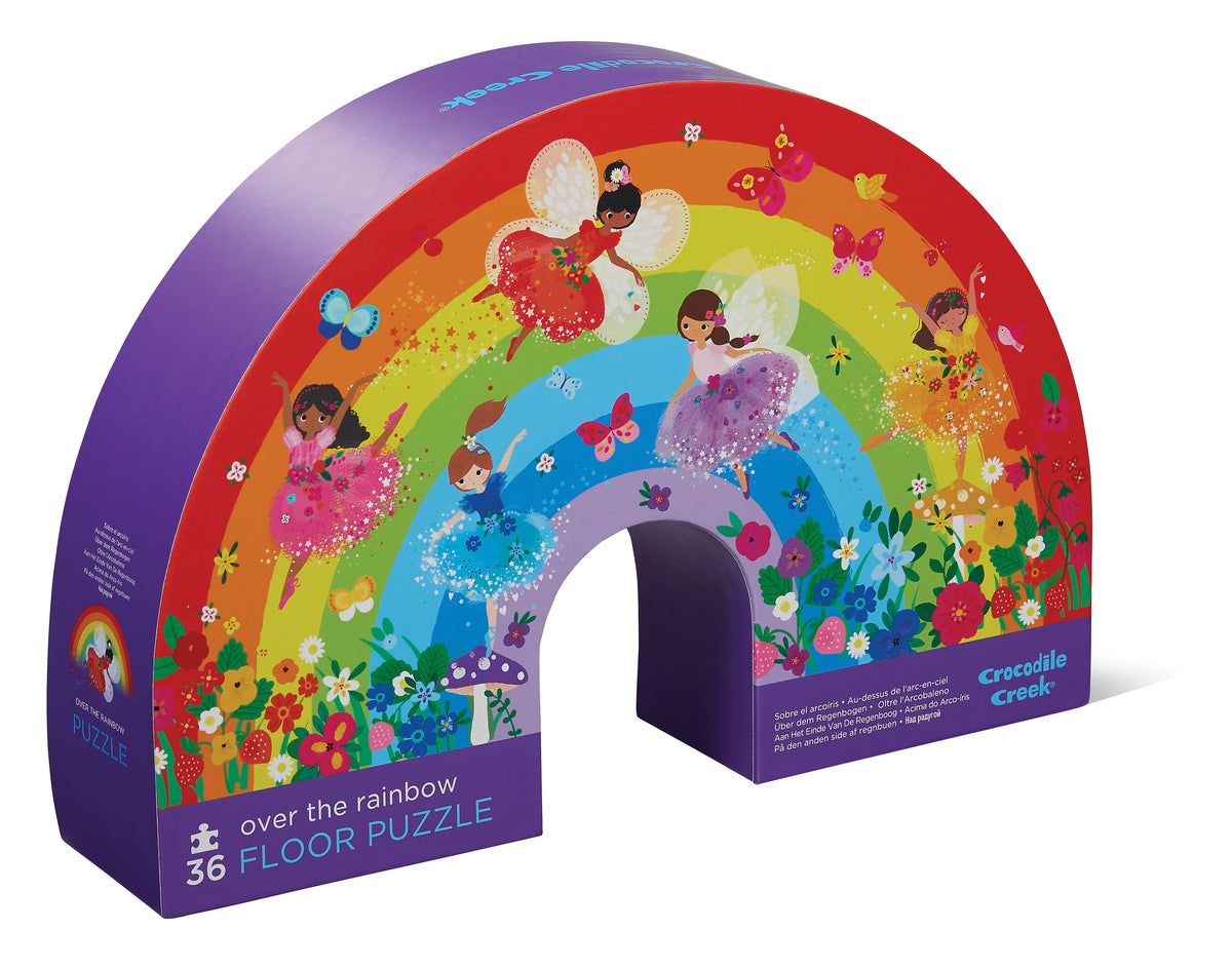 36-pc Shaped Box Puzzle Over the Rainbow