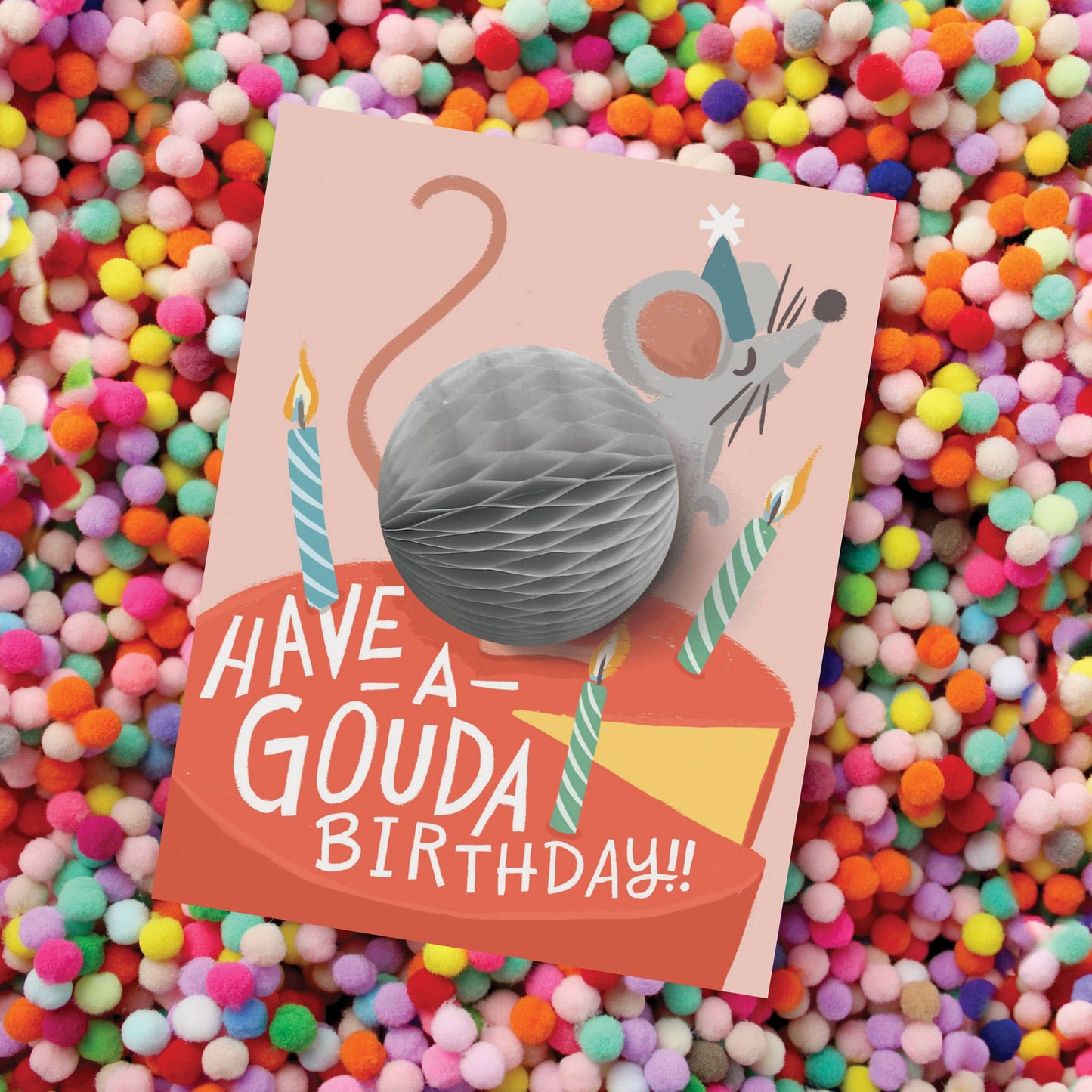 Pop-up Card - Mouse - Birthday