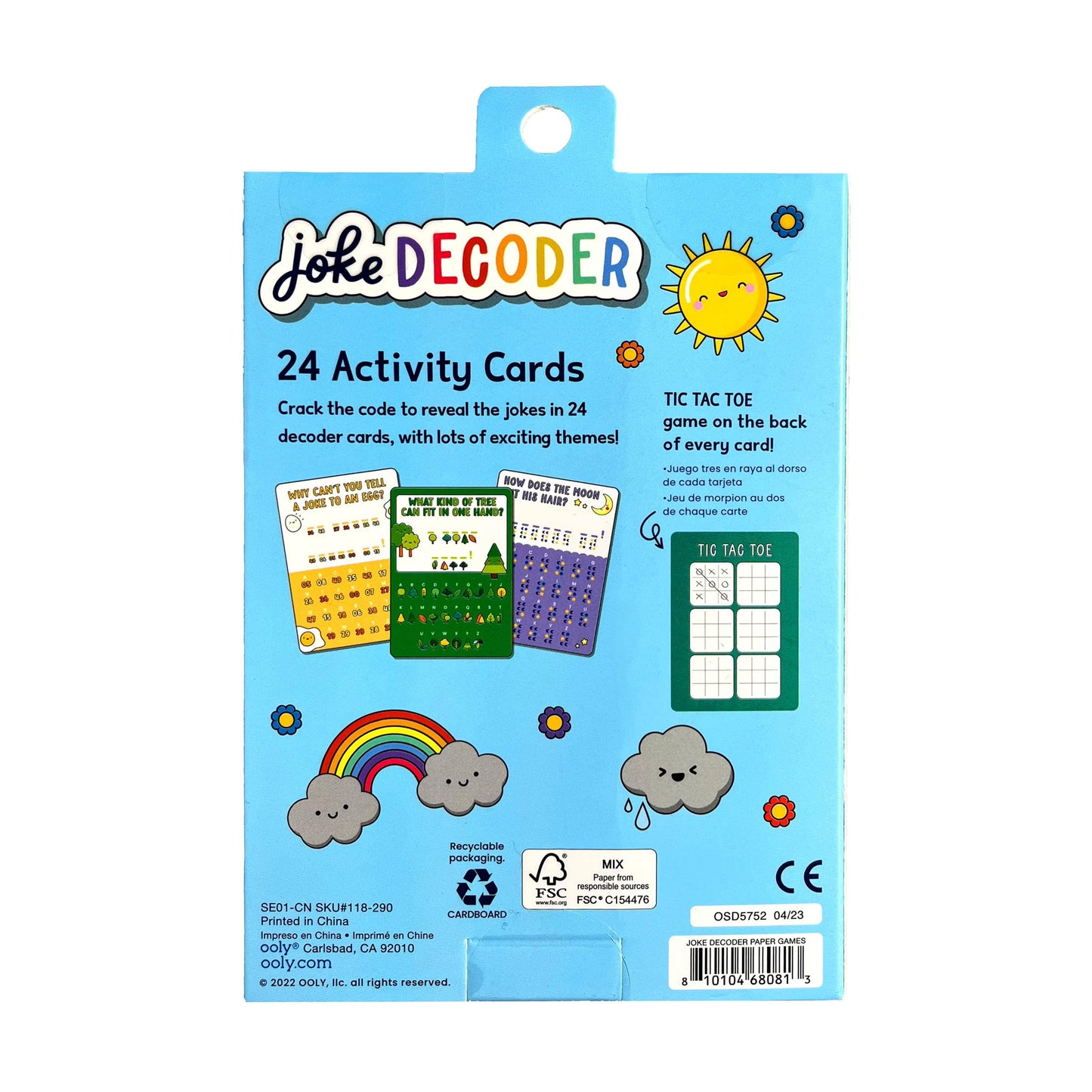 Joke Decoder Activity Cards (Set of 24)