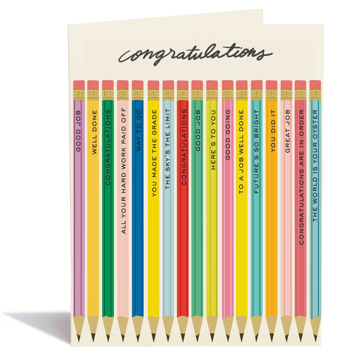 Colorful Pencils Congratulations Graduate