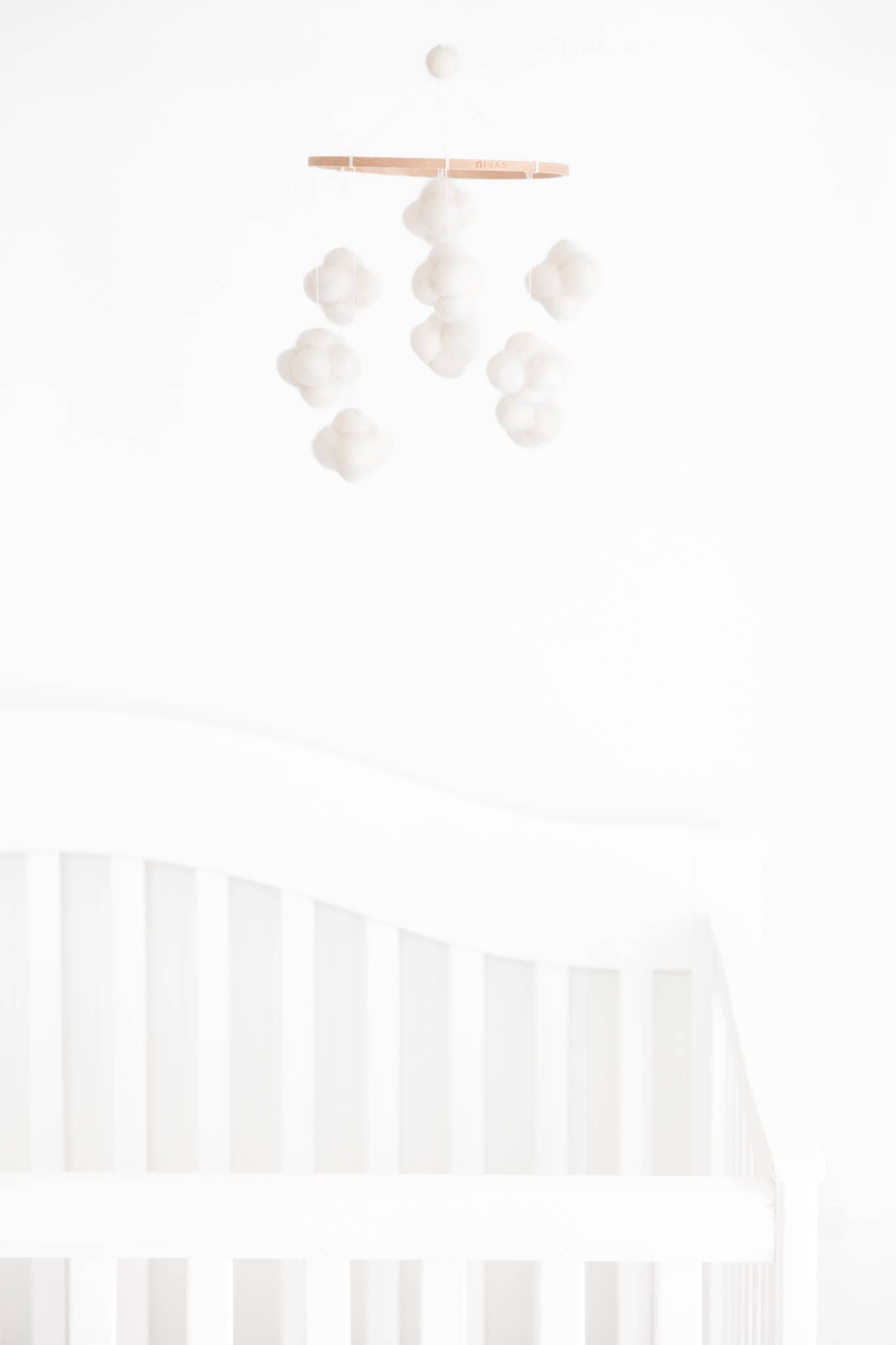 Handmade Cloud Crib Mobile