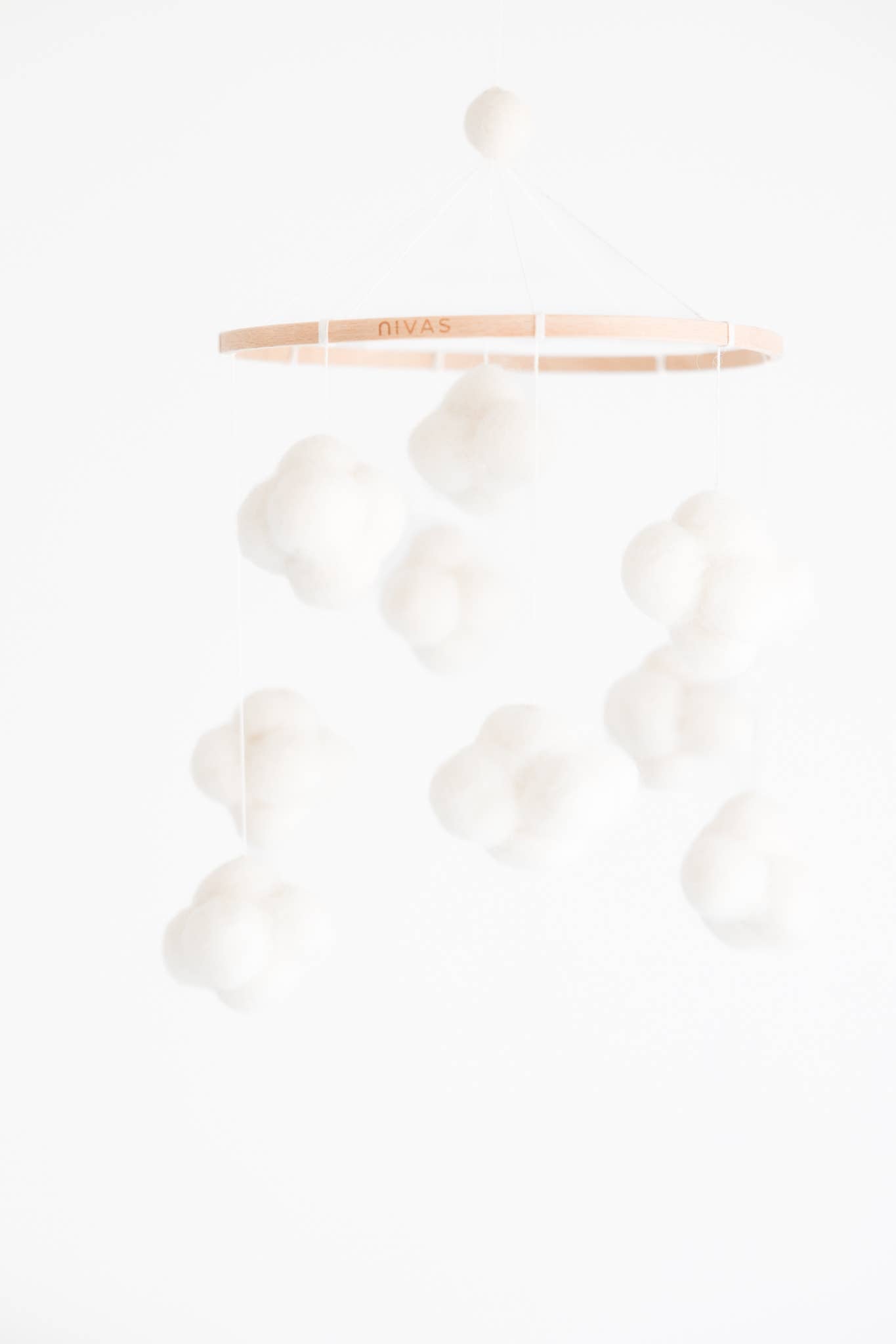 Handmade Cloud Crib Mobile