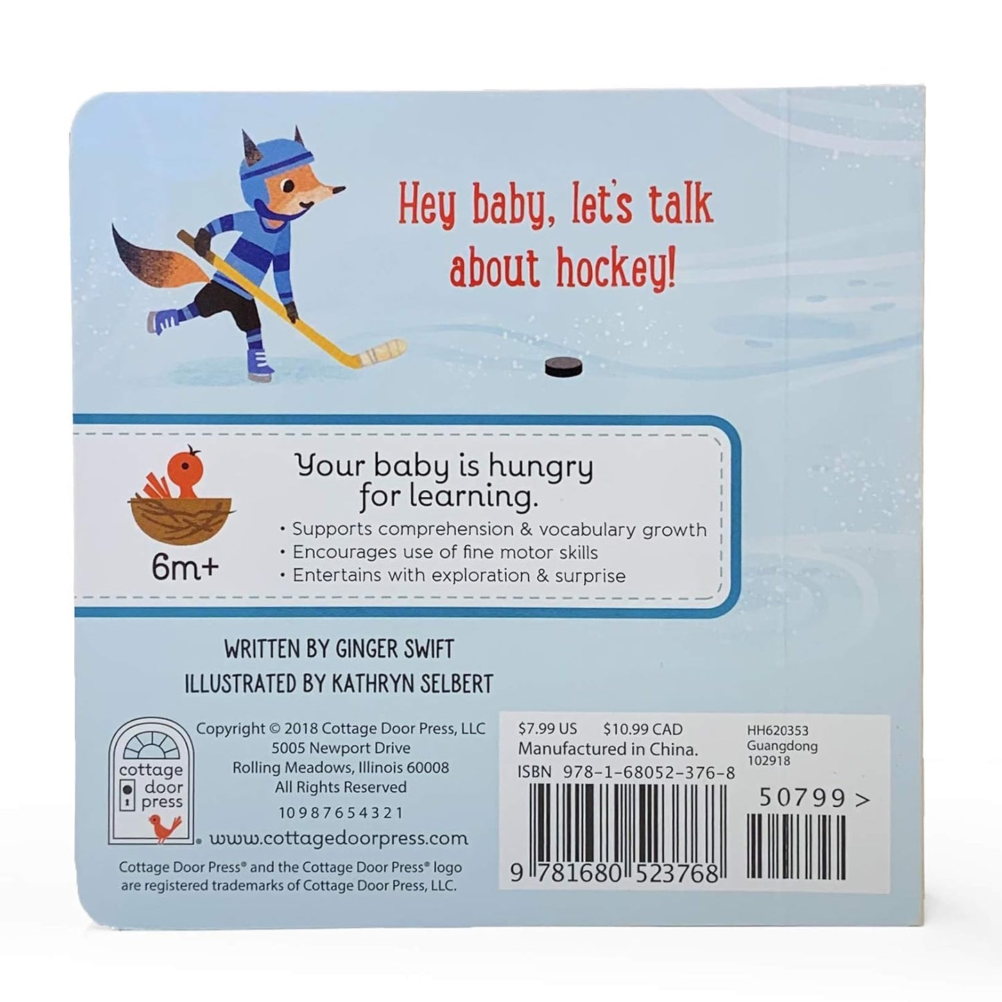 Let's Play Hockey! A Lift-a-Flap Board Book for Babies and Toddlers