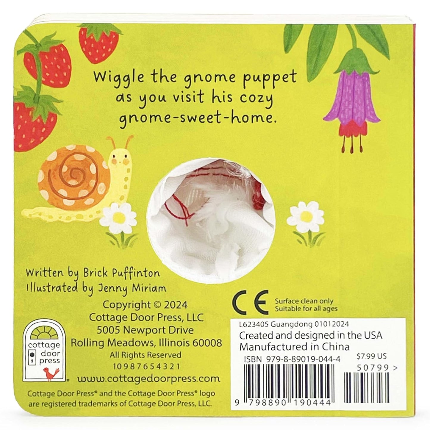 Gnome Sweet Home - Gnome Children's Finger Puppet Board Book