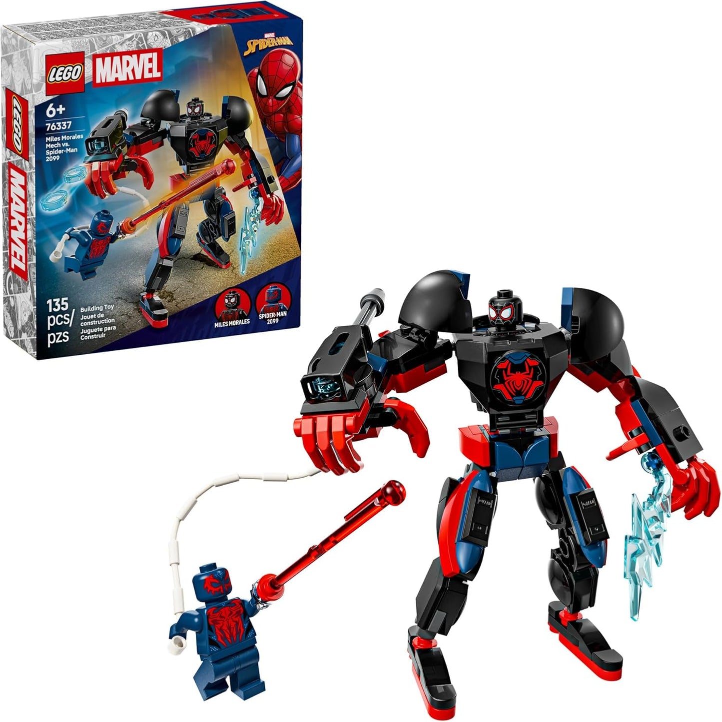 LEGO 76337 Miles Morales Mech vs. Spider Man