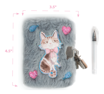 Cuddle Cat Mini Furry Journal
