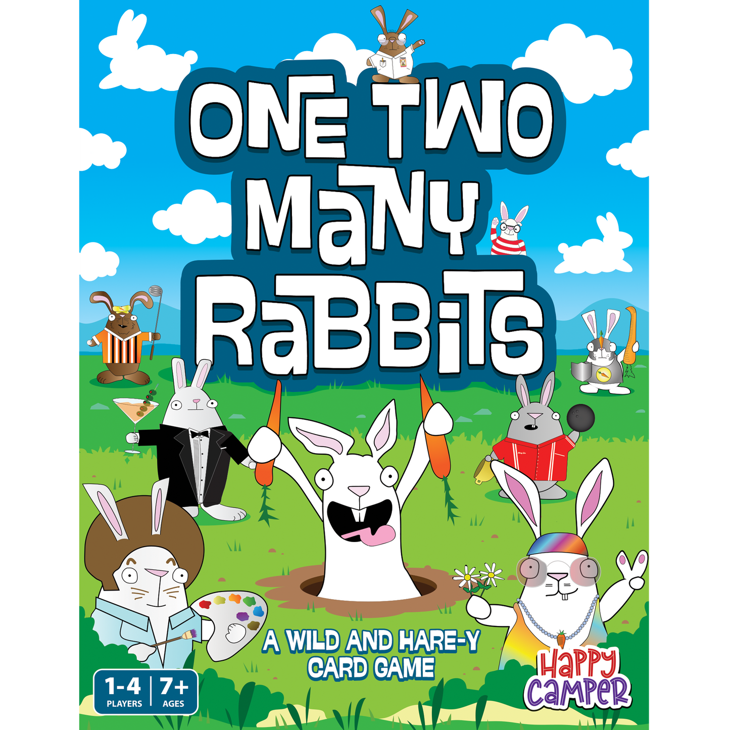 One Two Many Rabbits - A Wild & Harey Card Game