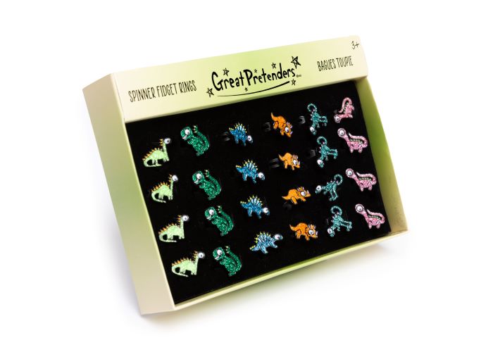 Dinosaur Spinner Fidget Rings