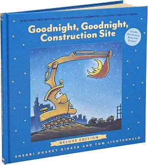 Goodnight, Goodnight, Construction Site Deluxe Edition: Includes Mini Activity Book with Stickers!