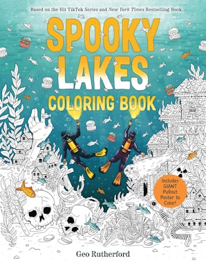 Spooky Lakes Coloring Book: Includes Pull‑Out Oversized Poster to Color!