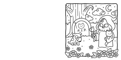Spooky Cutie Coloring Book for Adults and Kids