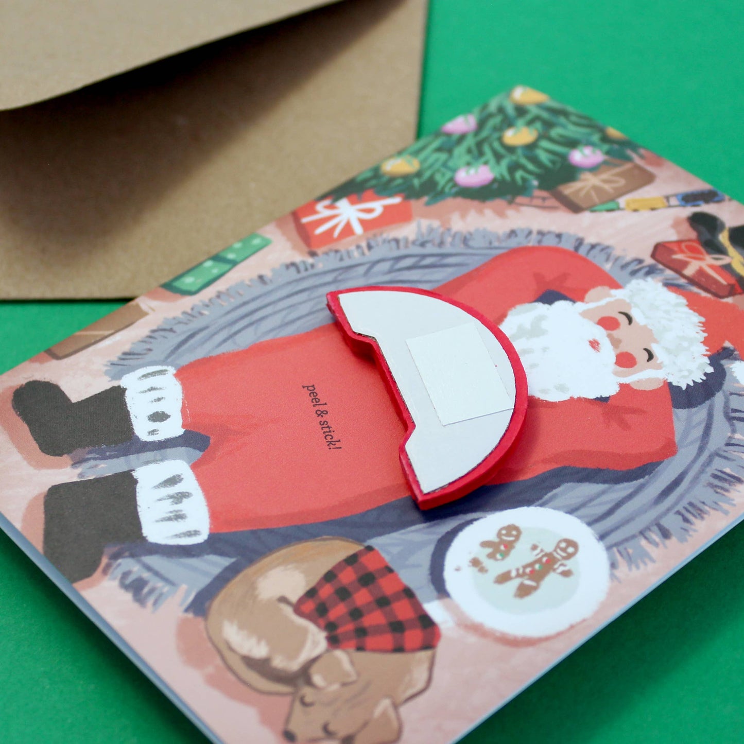 Pop-up Card - Santa Cookie Break - Holiday