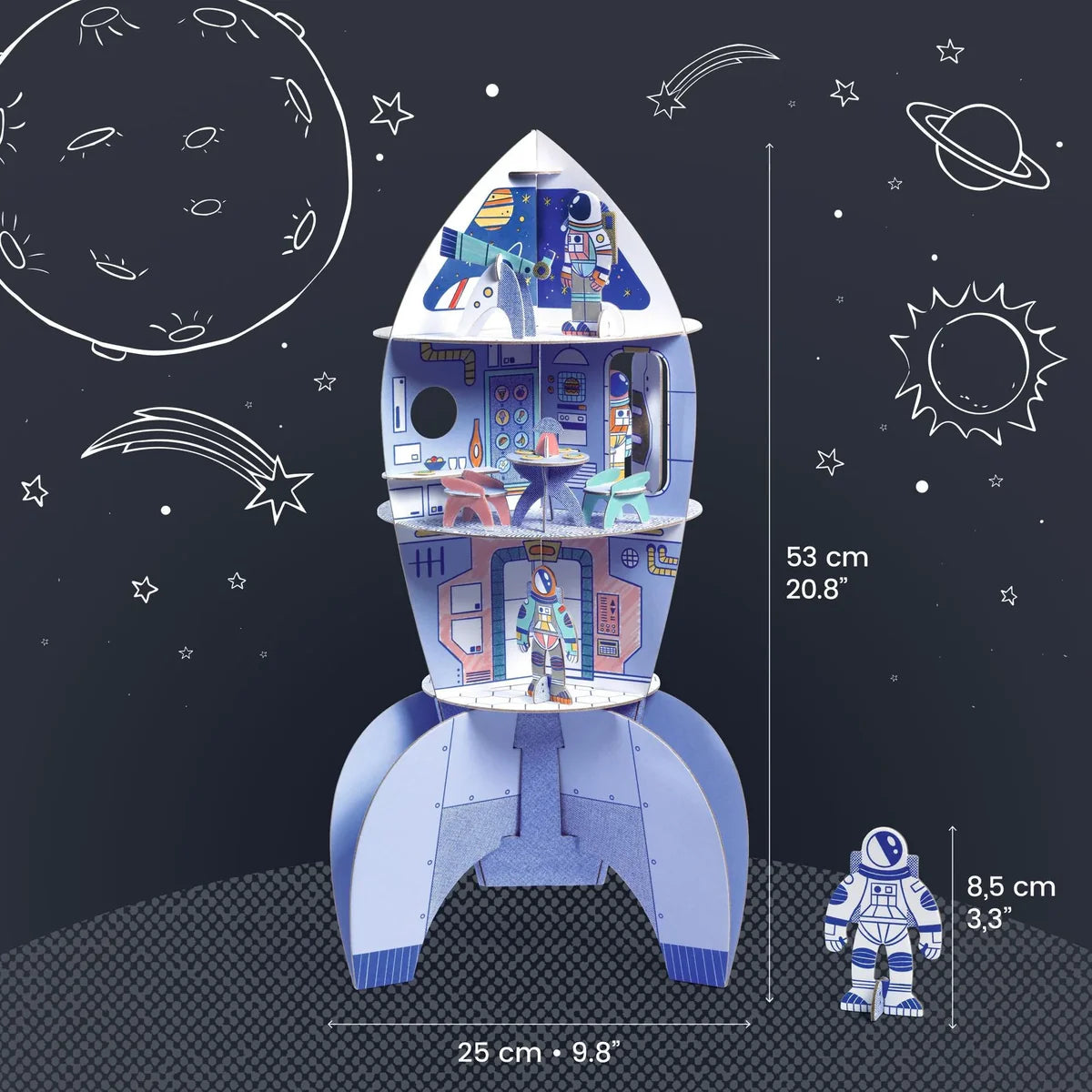 DIY CAP Space Rocket