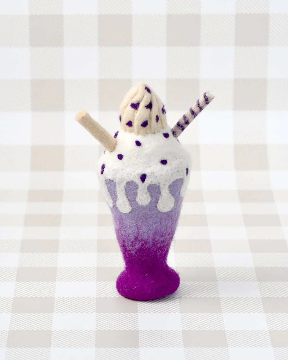 Felt Blueberry Milk Shake
