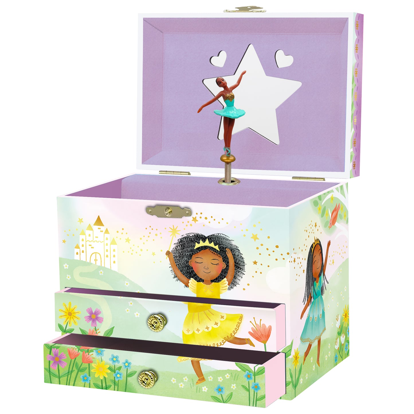 Queen in Training Musical Jewelry Box 2-Drawer