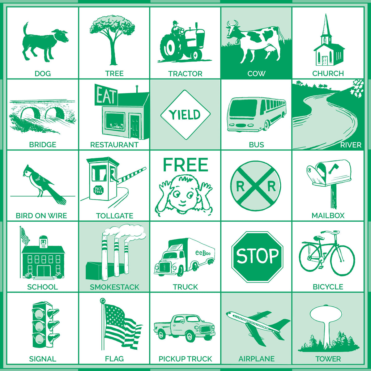 Travel Bingo Eeboo