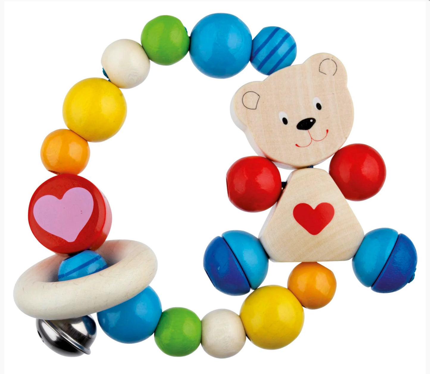 Elastic Toy Heart Bear