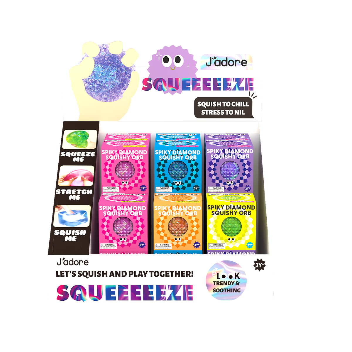 Spiky Orb Squishy - single