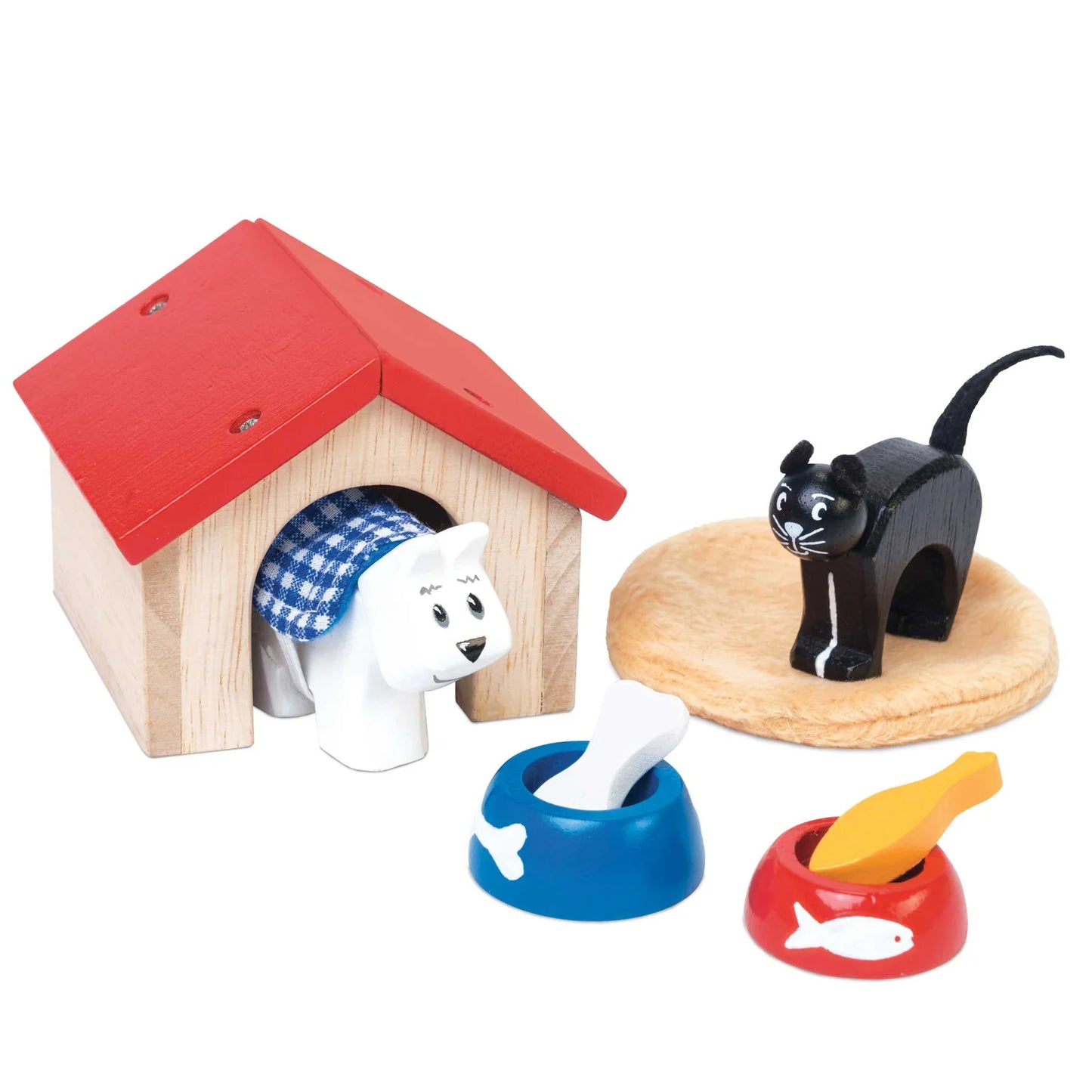 Doll House Pet Set, Dog and Cat