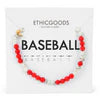 Mini Morse Code Bracelet - Baseball