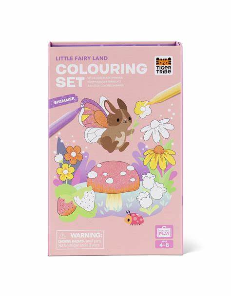 Shimmer Coloring Set, Little Fairy Land