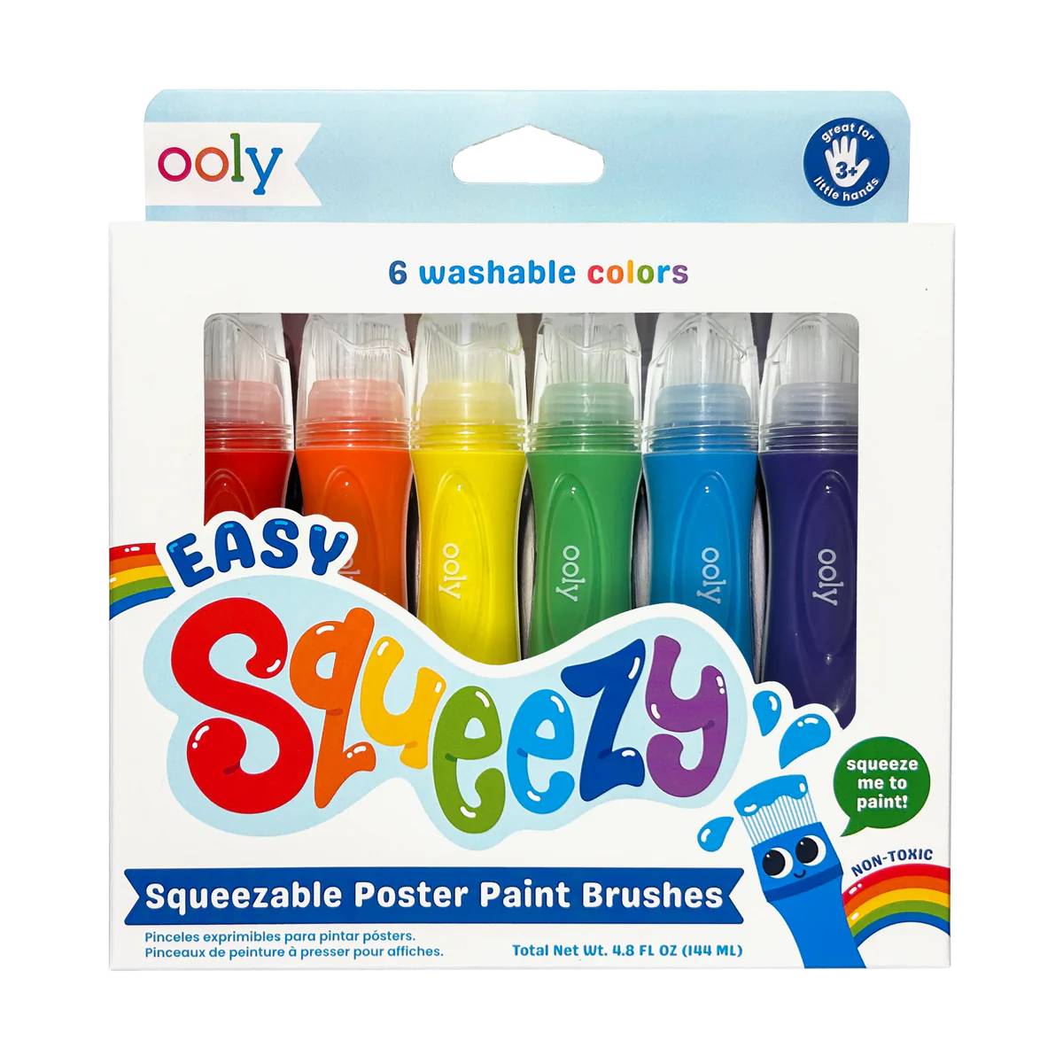 Easy Squeezy: Squeezable Poster Paint Brushes