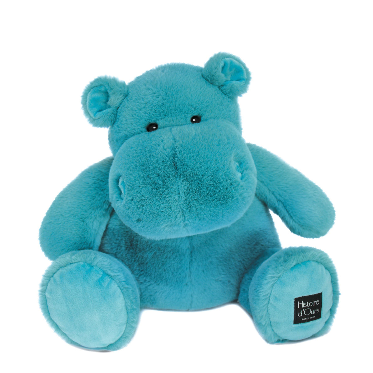 Emerald Green Plush Hippo