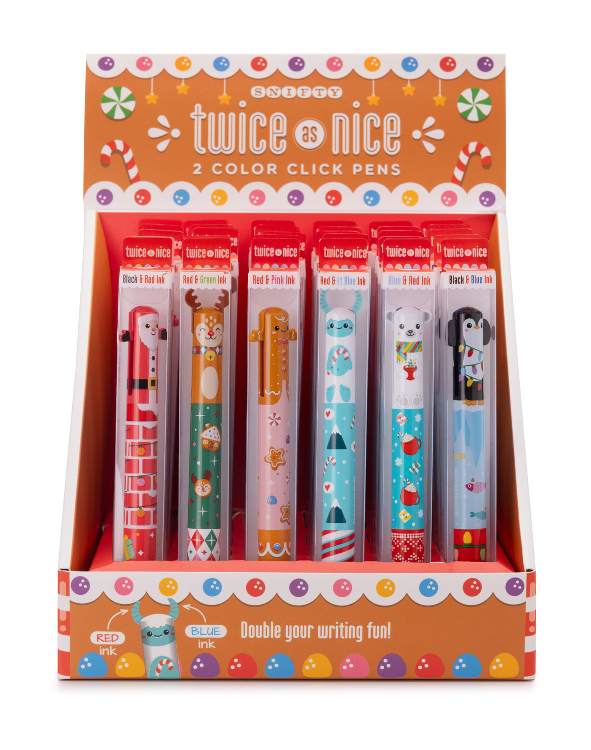 Twice as Nice Gingerbread House Pens- single pen