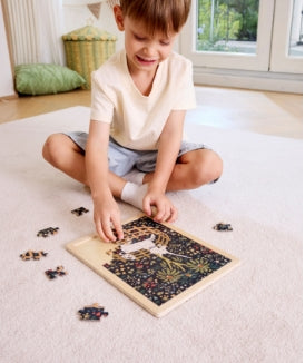 Unicorn in a Garden Puzzle