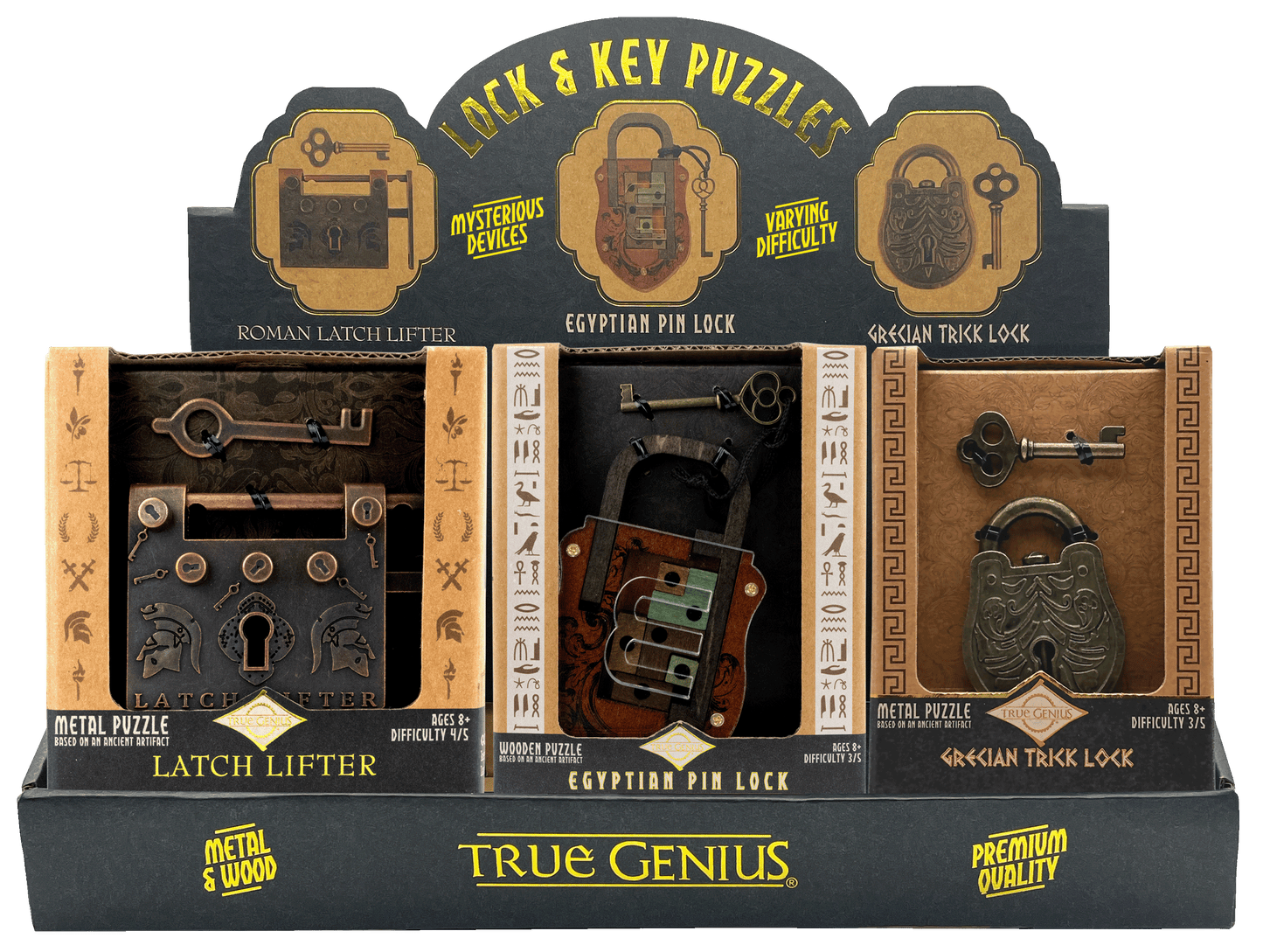 Trick Lock Puzzle Assortment