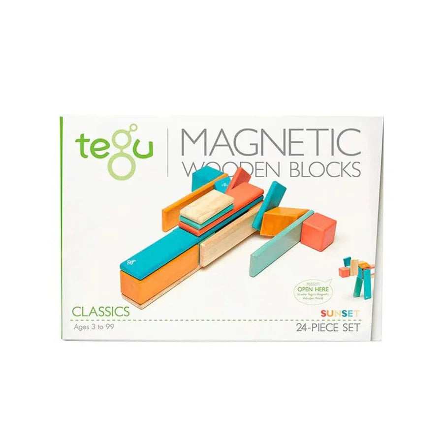 24 Piece Tegu Set, Sunset