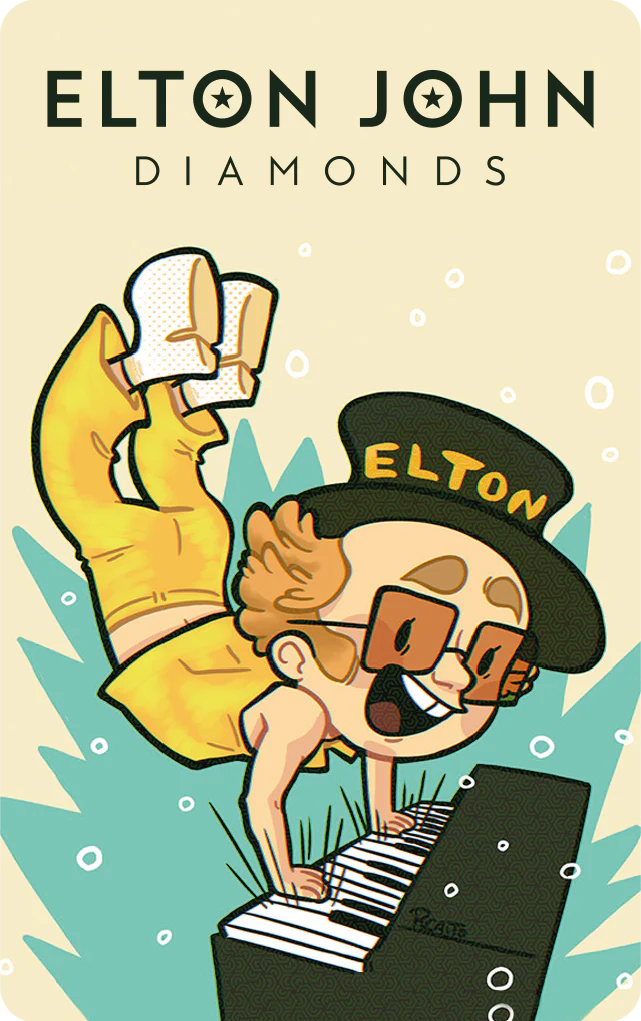 Elton John Diamonds Yoto Card