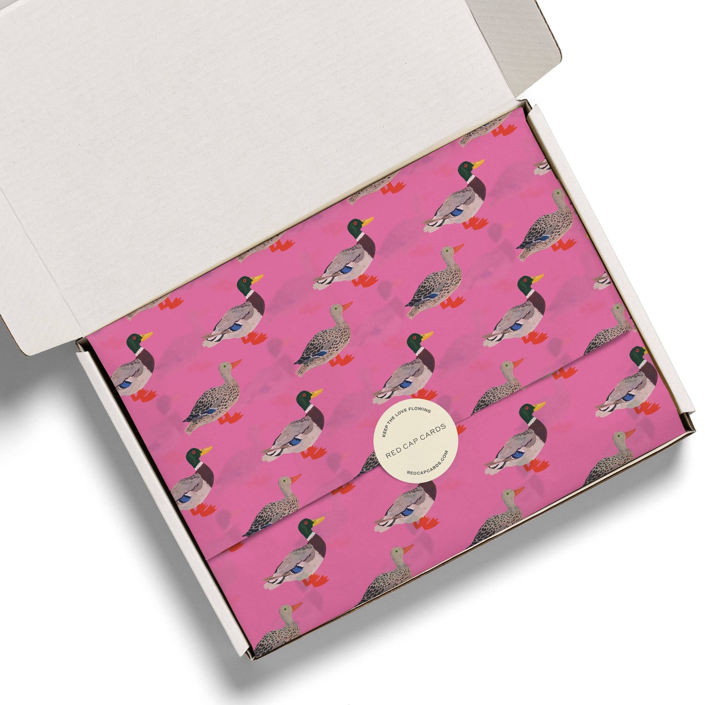 Quacky Birthday tissue paper: 5 Sheets