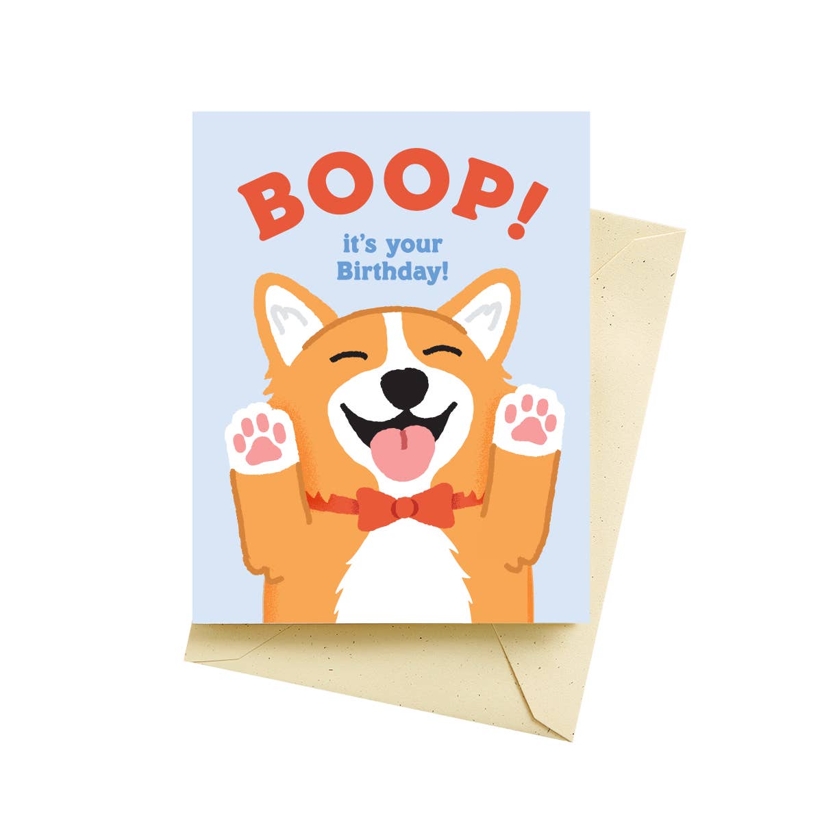 Corgi Boop Birthday Cards